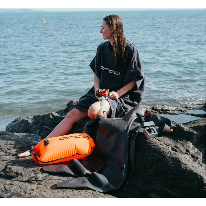 2024 Orca Open Water Safety Buoy LA480054 - Hi-Vis Orange